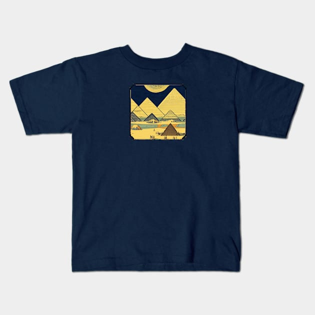 HighNoonPyramidSun Kids T-Shirt by EZ4TEEZY